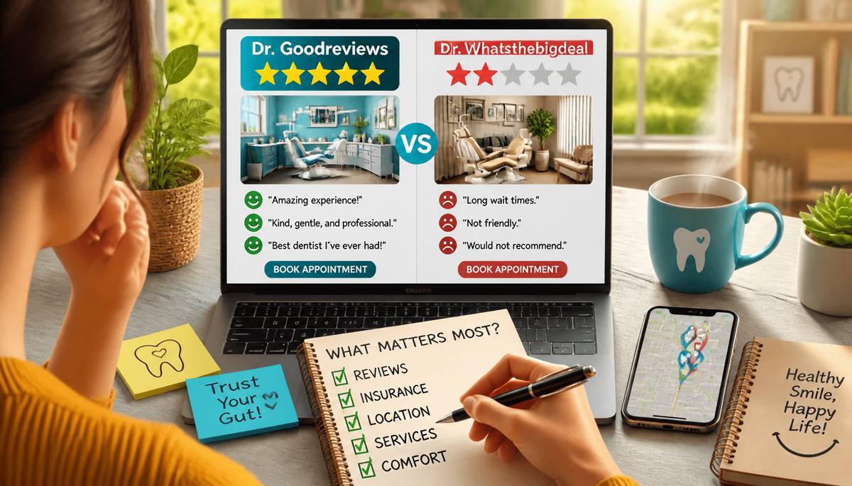 Influence of Online Reviews on Patient Selection for Dentists