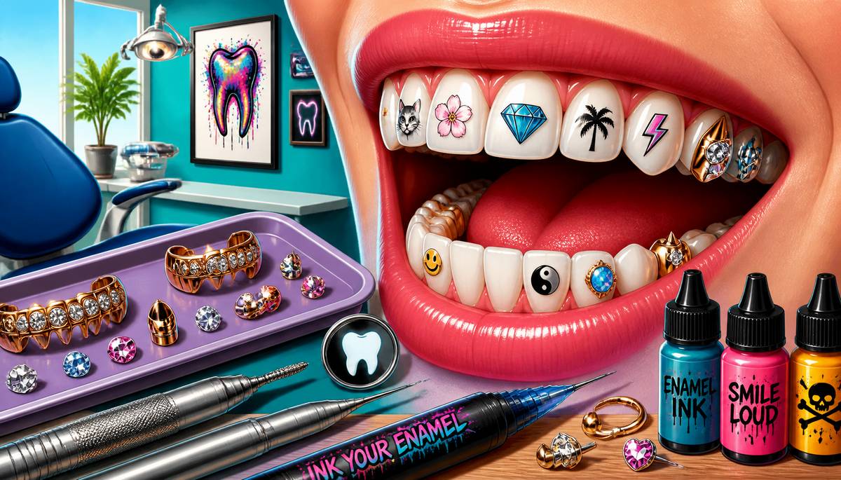 Dentistrys Debaucherous Delights: Tooth Tattoos and Beyond