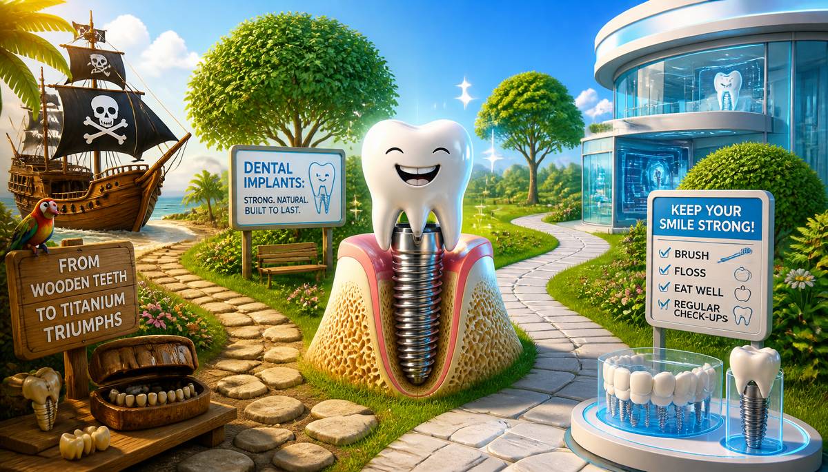 The Rise of Dental Implants in the Market: An Odyssey of Tooth Replacement, Iron Jaws, and Titanium Chomps