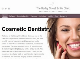 https://harleystreetsmileclinic.co.uk/ website